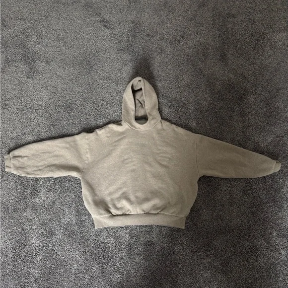 ESSENTIALS Fear of God Pullover Hoodie in Taupe - Picture 2 of 3